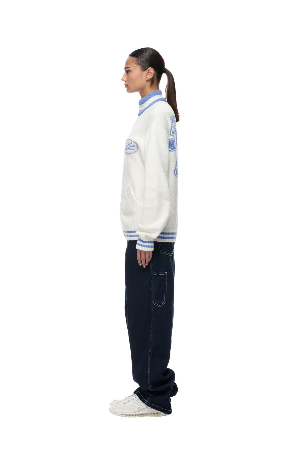 KNIT ZIP CARDIGAN