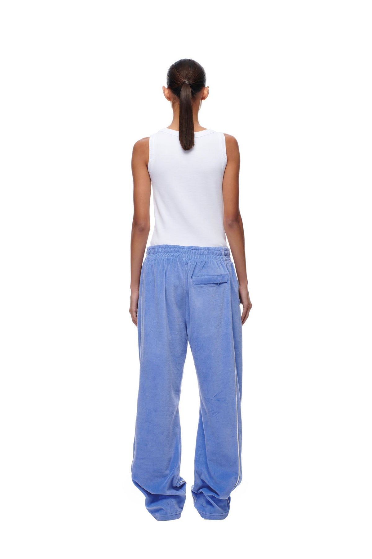 BF VELOURS TRACKPANTS PERSIAN BLUE
