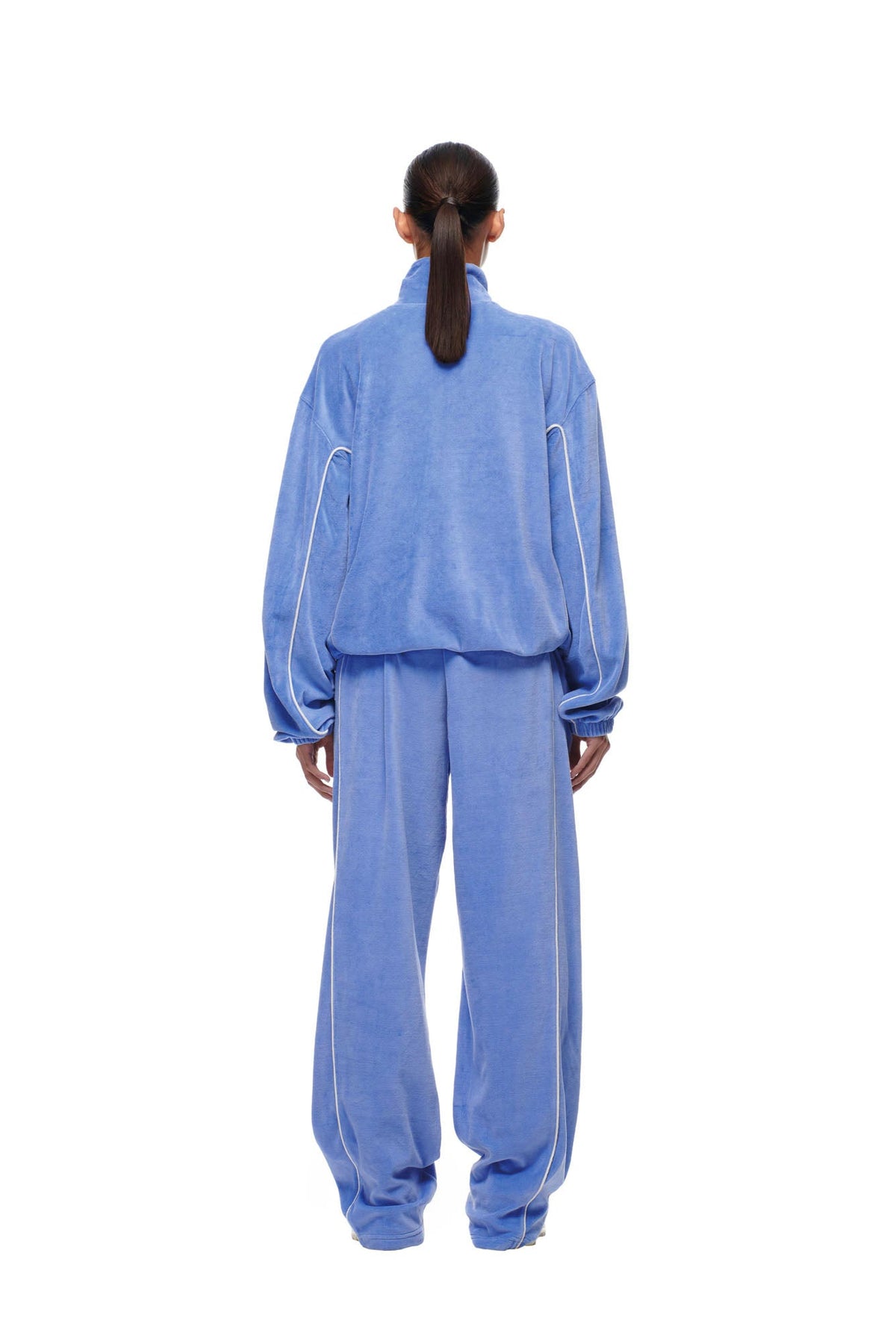 BF VELOURS TRACKJACKET PERSIAN BLUE