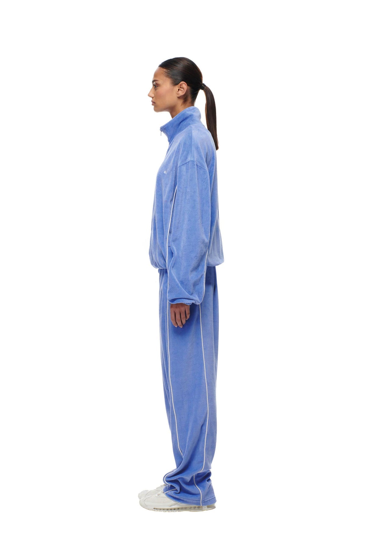 BF VELOURS TRACKJACKET PERSIAN BLUE