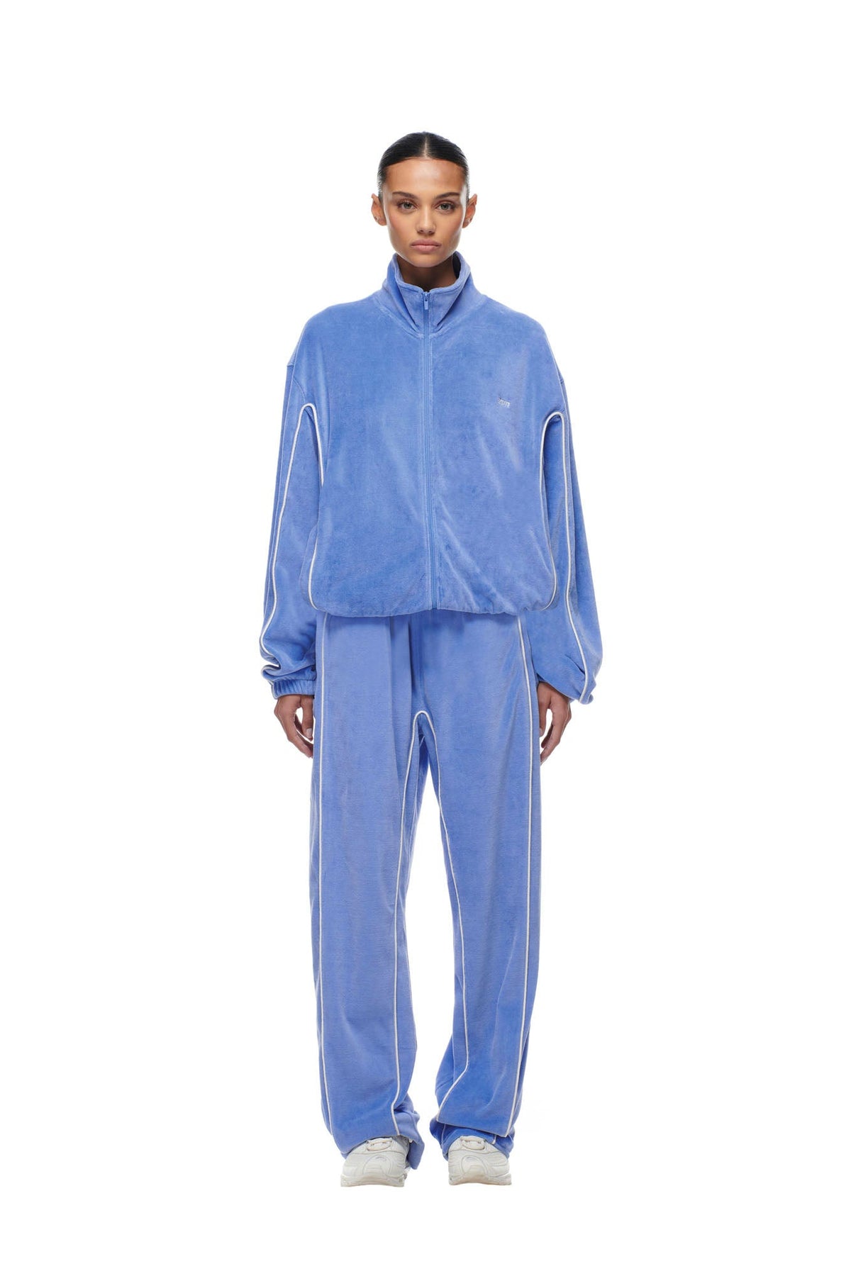 BF VELOURS TRACKJACKET PERSIAN BLUE