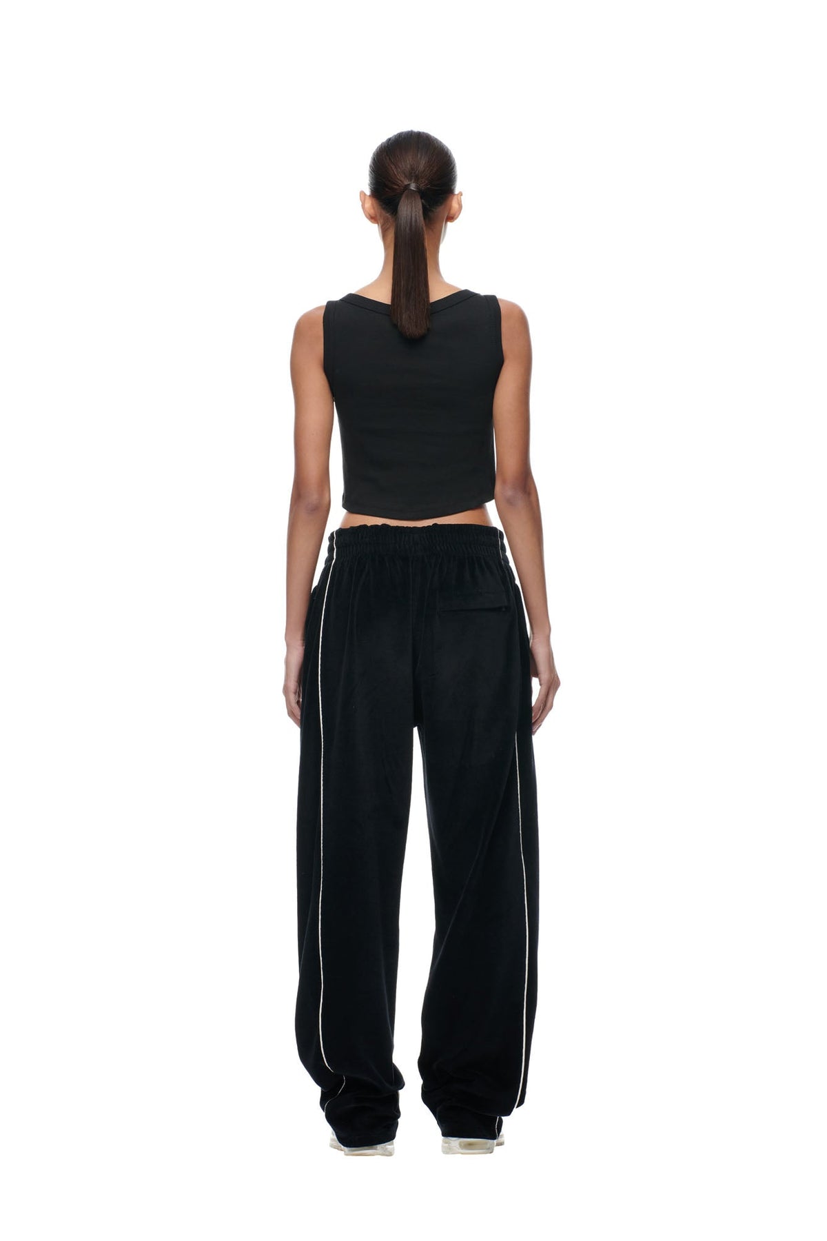 BF VELOURS TRACKPANTS BLACK