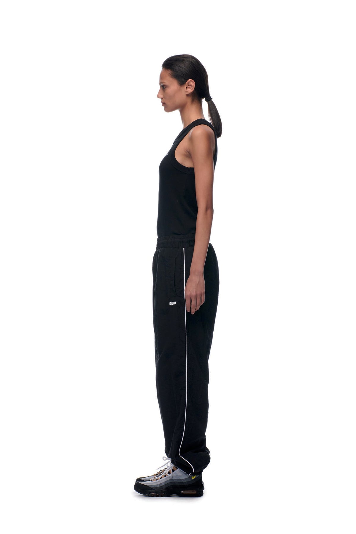 NH NYLON TRACKPANTS BLACK