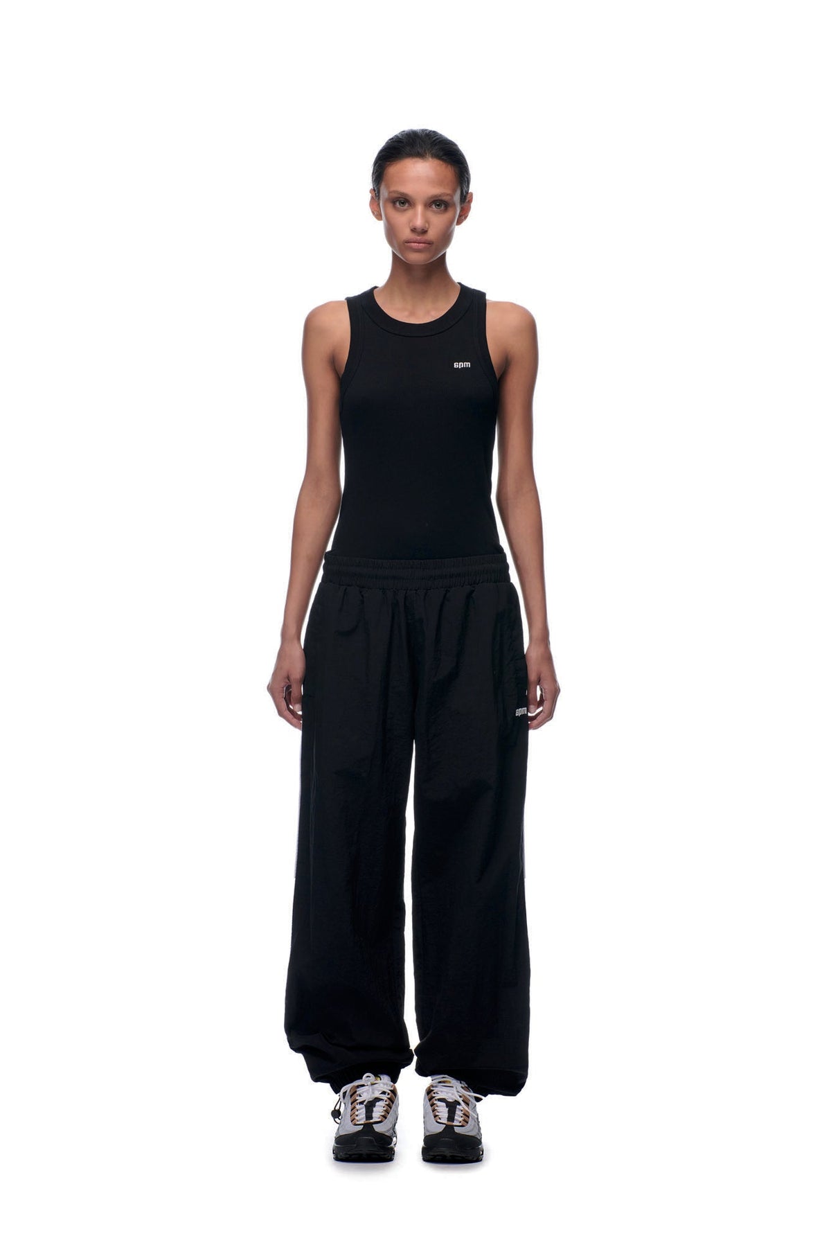 NH NYLON TRACKPANTS BLACK