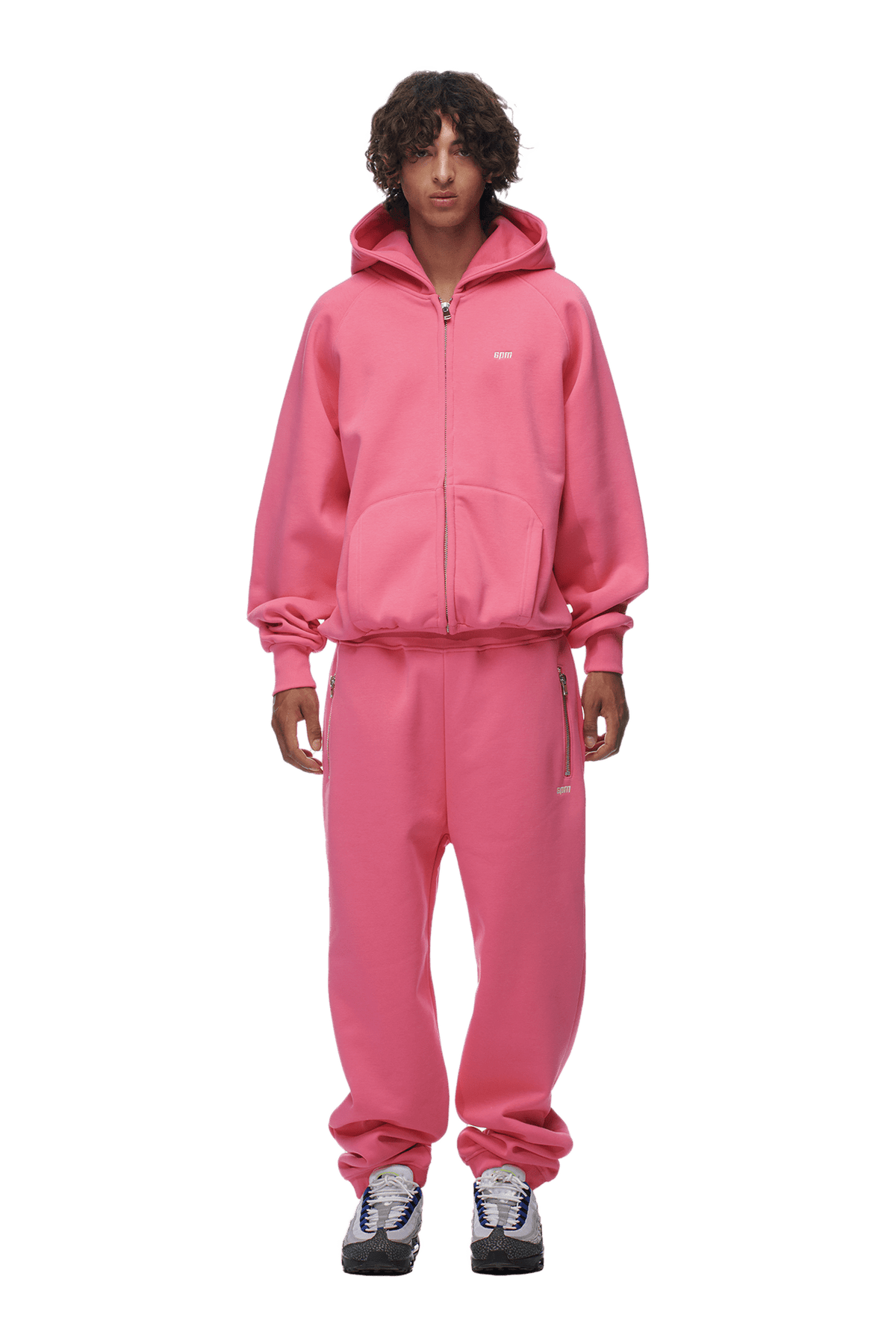 ZIP HOODIE HOT PINK