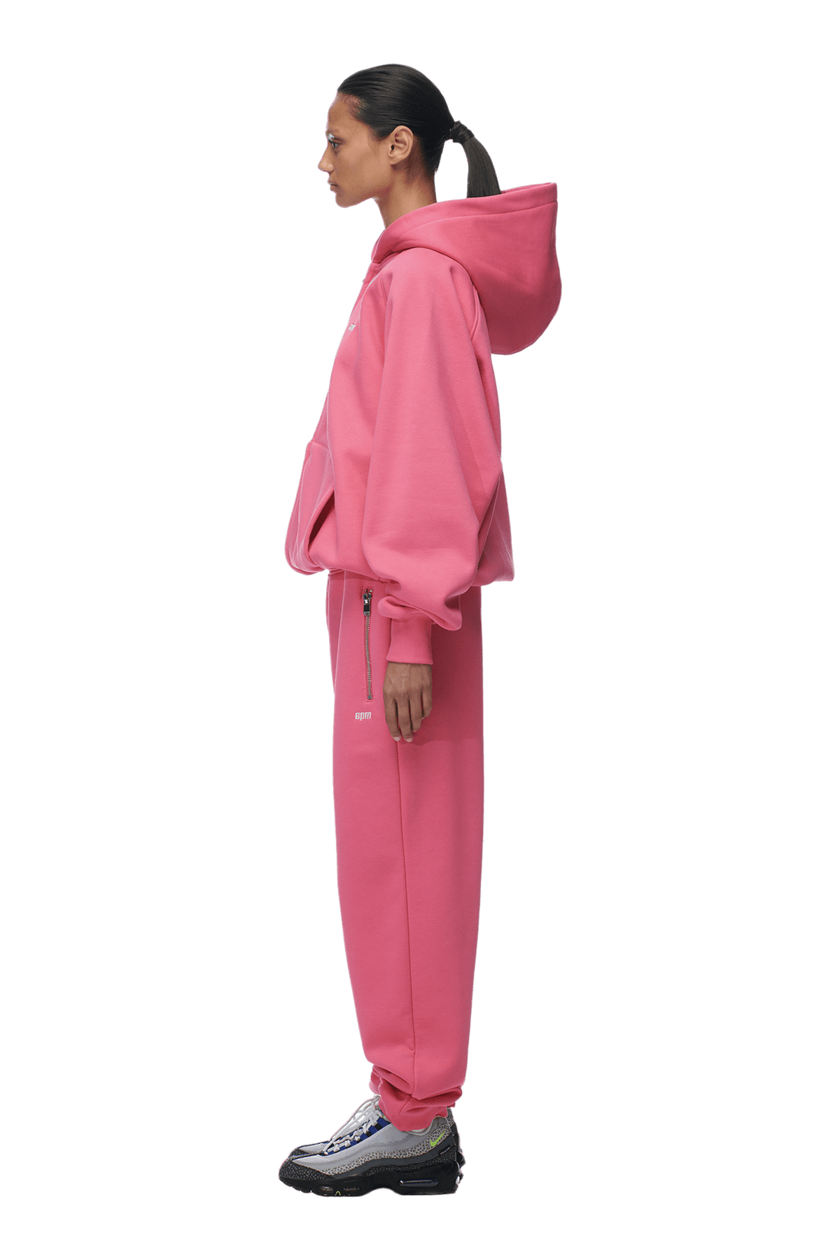 ZIP HOODIE HOT PINK