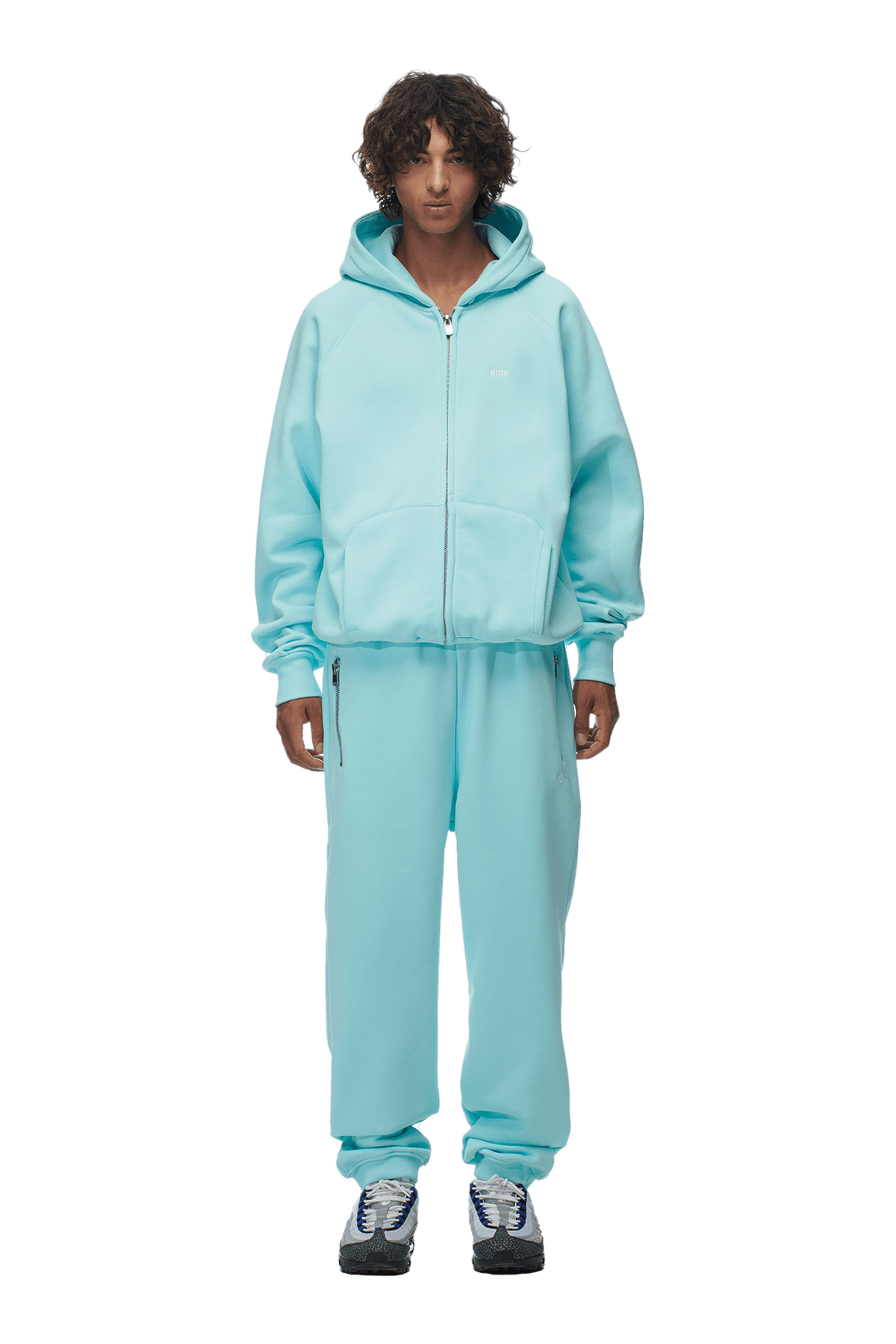 ZIP HOODIE TURQUOISE
