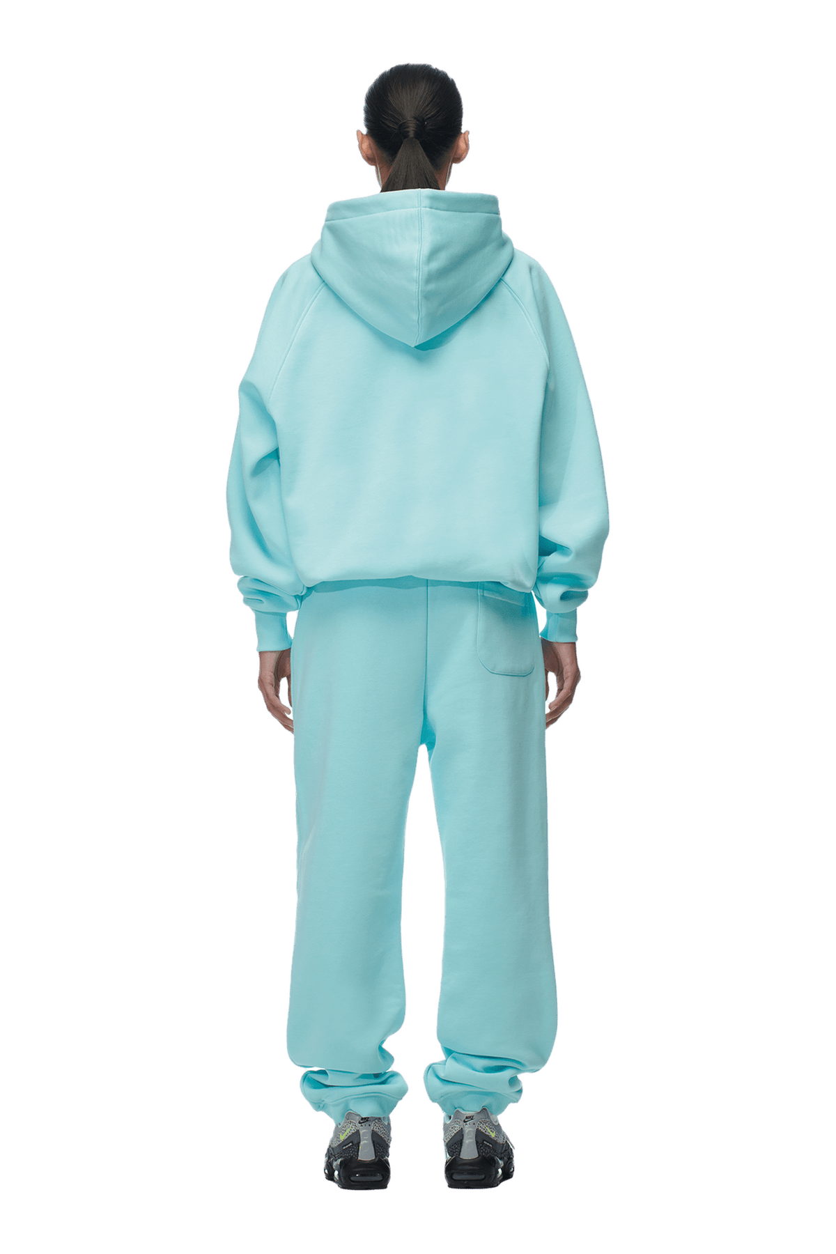 ZIP HOODIE TURQUOISE