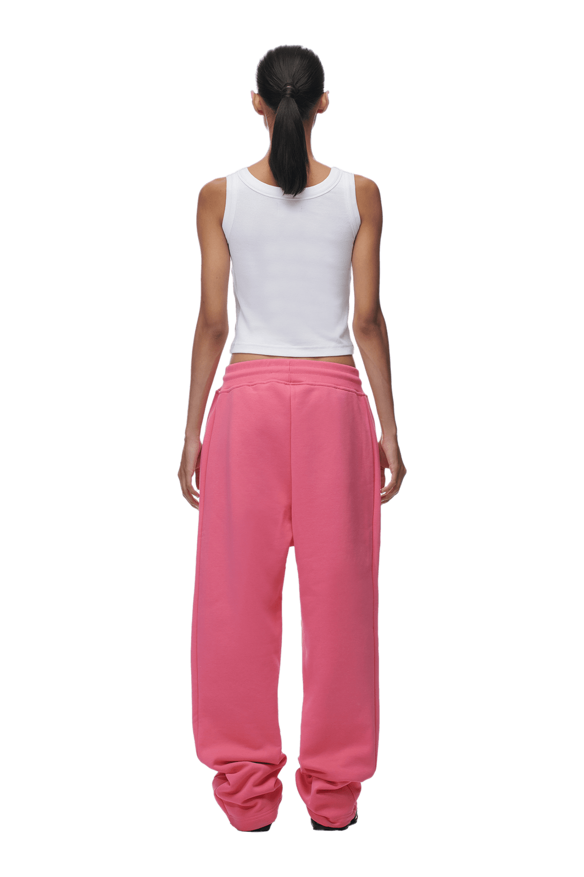 OPEN LEG JOGGER HOT PINK