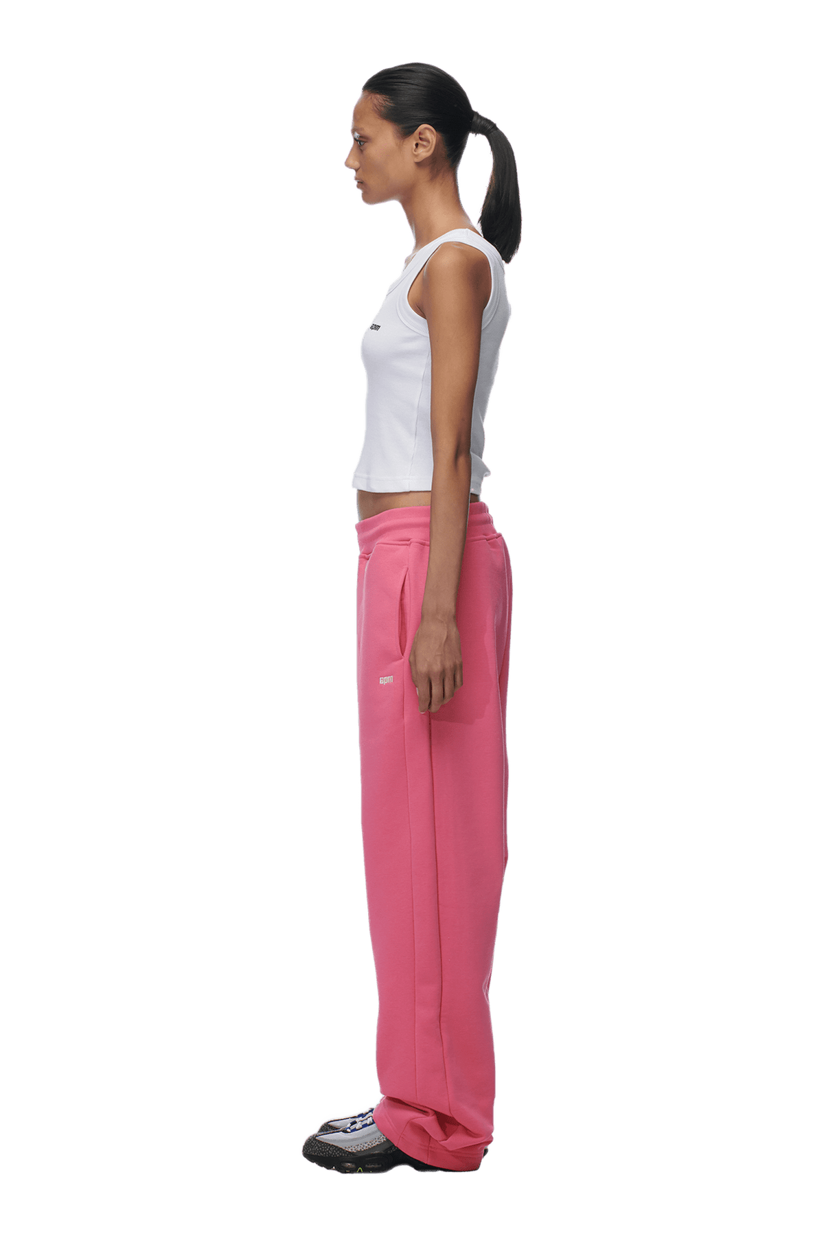 OPEN LEG JOGGER HOT PINK