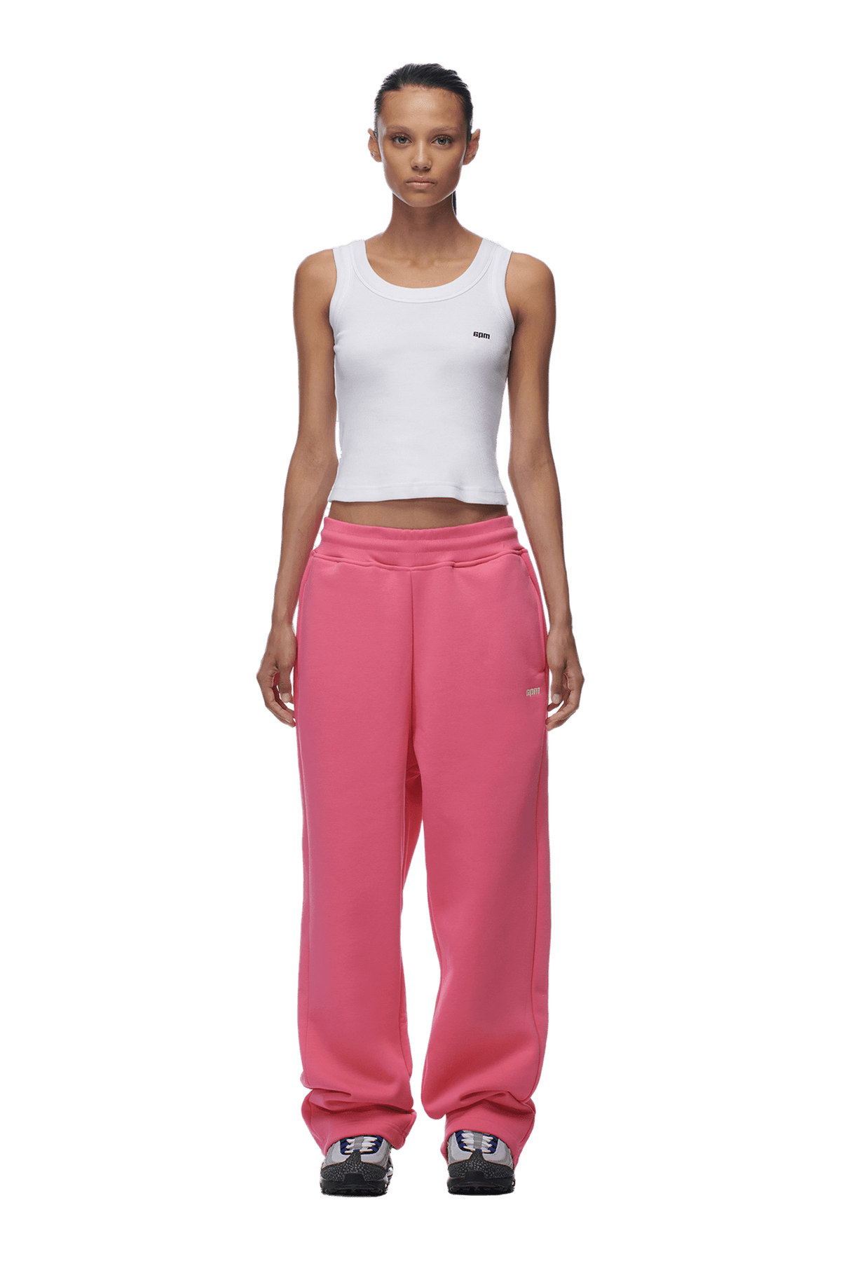 OPEN LEG JOGGER HOT PINK