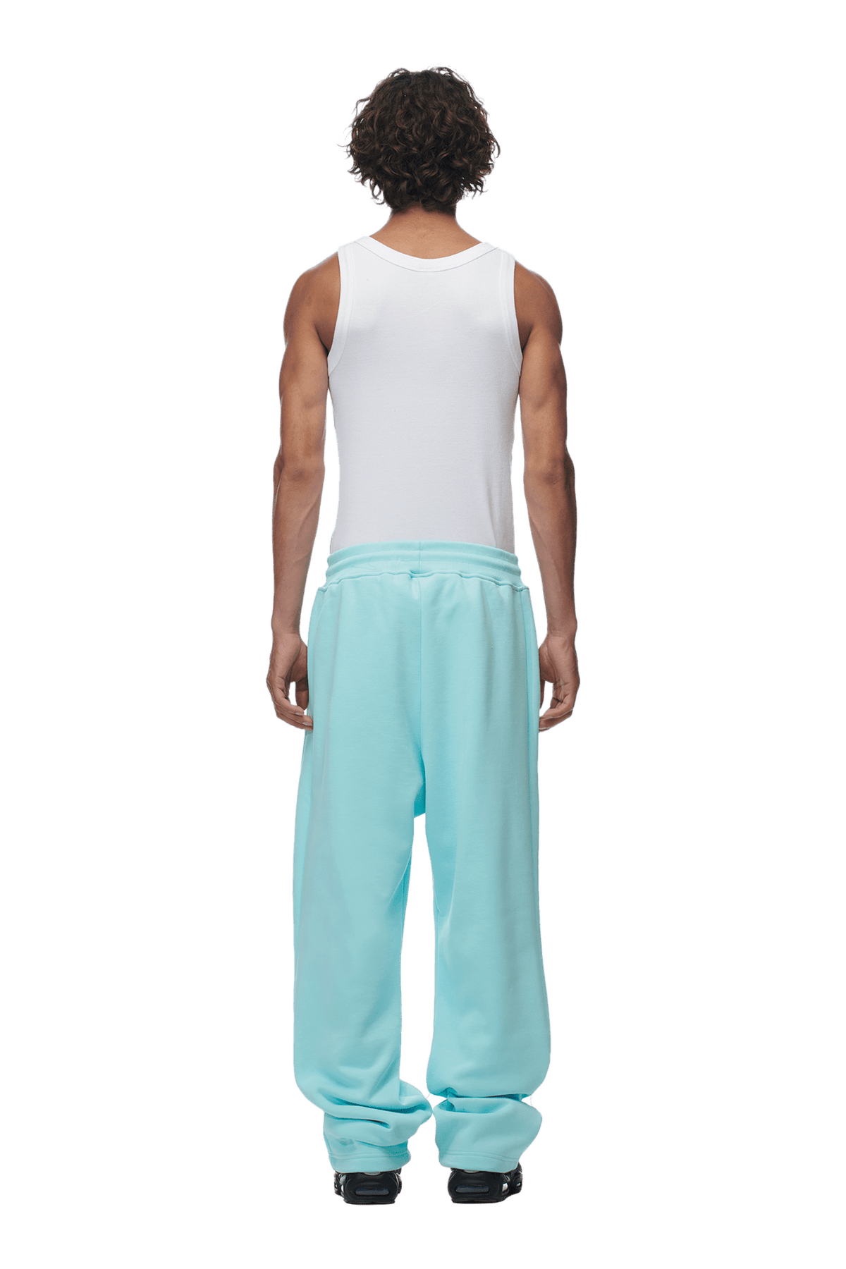 OPEN LEG JOGGER TURQUOISE