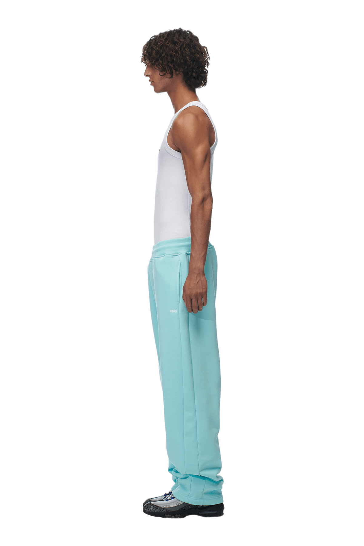 OPEN LEG JOGGER TURQUOISE