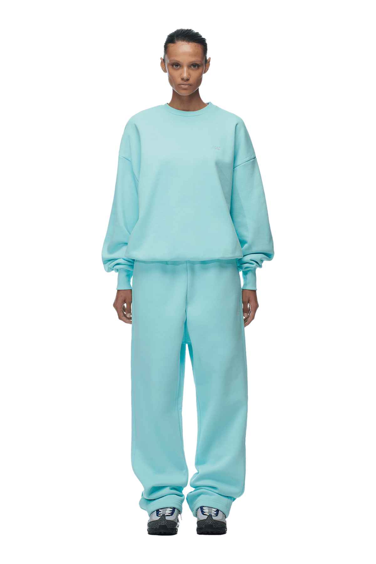 CREWNECK TURQUOISE