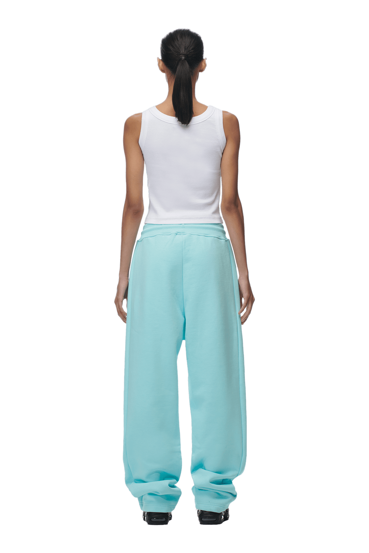 OPEN LEG JOGGER TURQUOISE