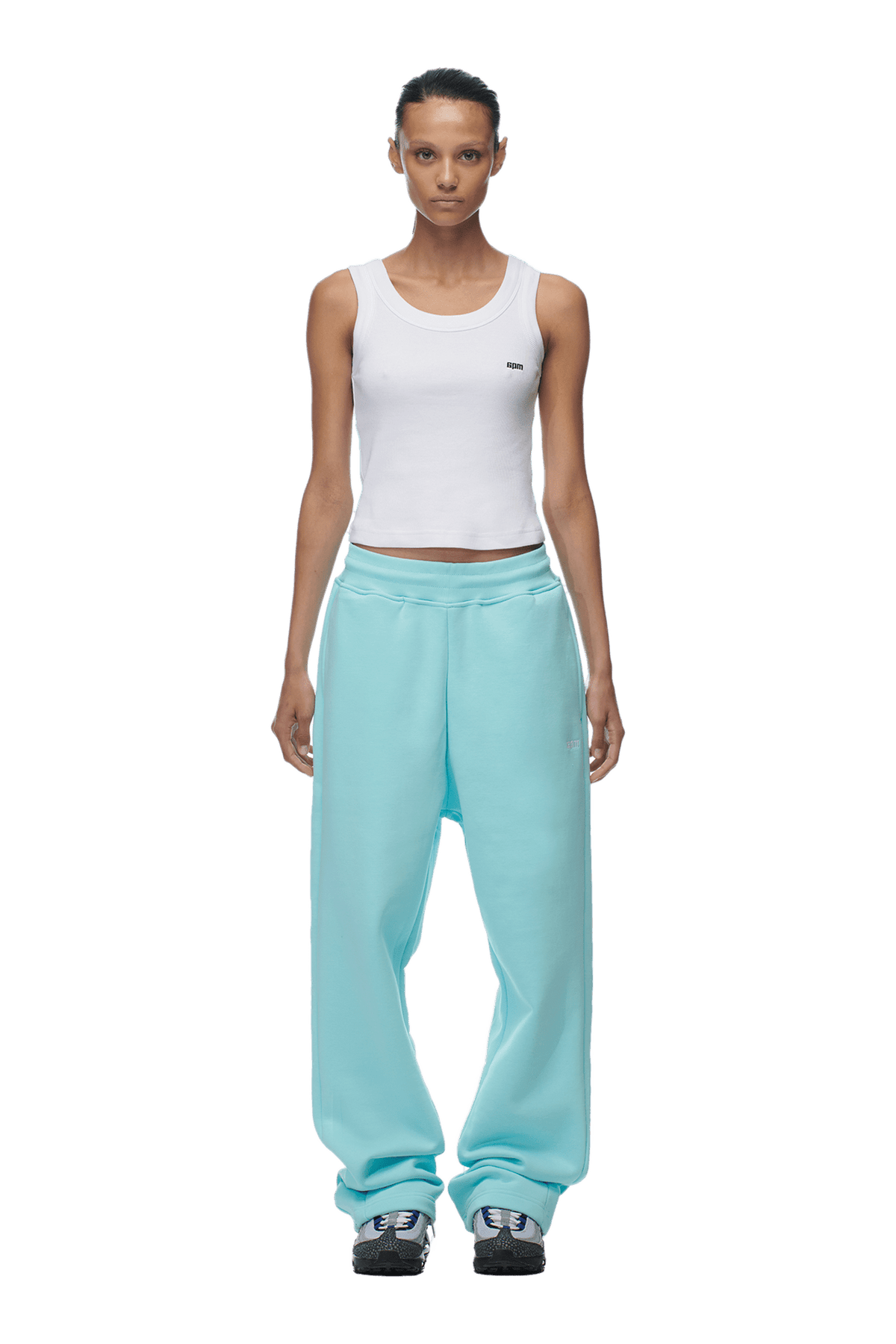 OPEN LEG JOGGER TURQUOISE