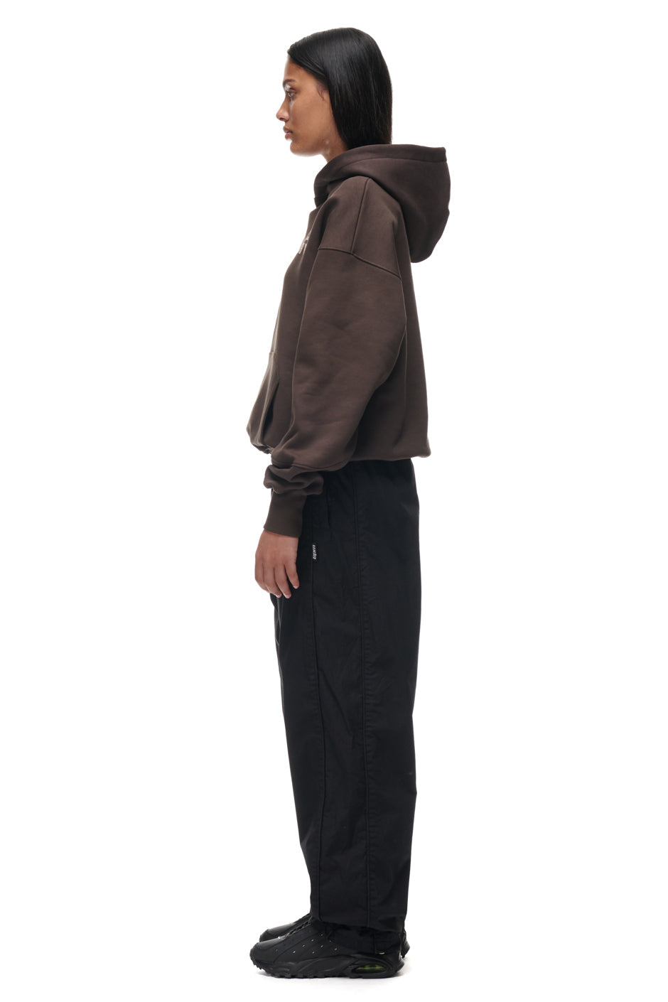 TILES HOODIE BROWN