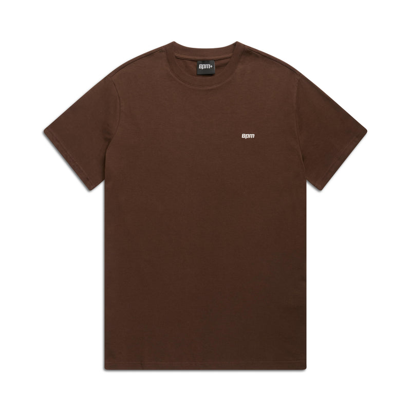 T-SHIRT REGULAR FIT CHOCOLATE BROWN