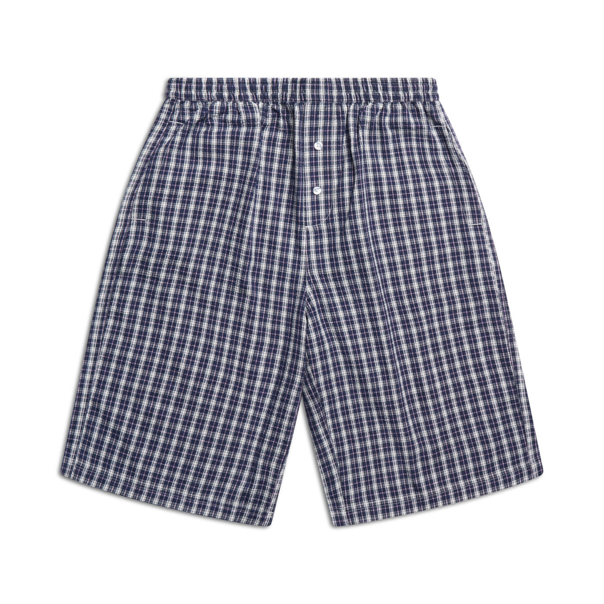 SEERSUCKER SHORTS NAUTICAL BLUE/WHITE