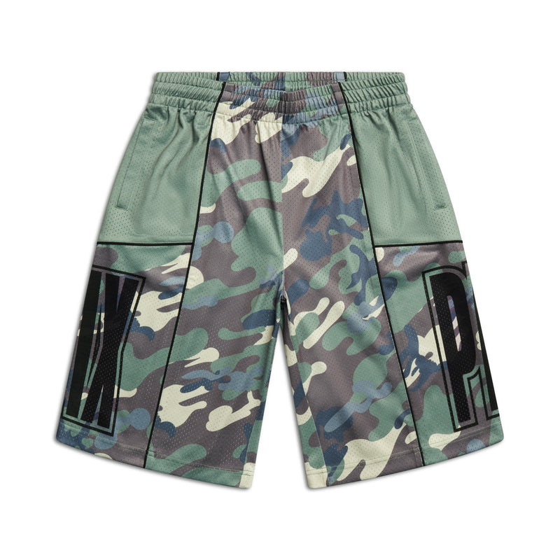 SIX MESH SHORTS PASTEL OLIVE