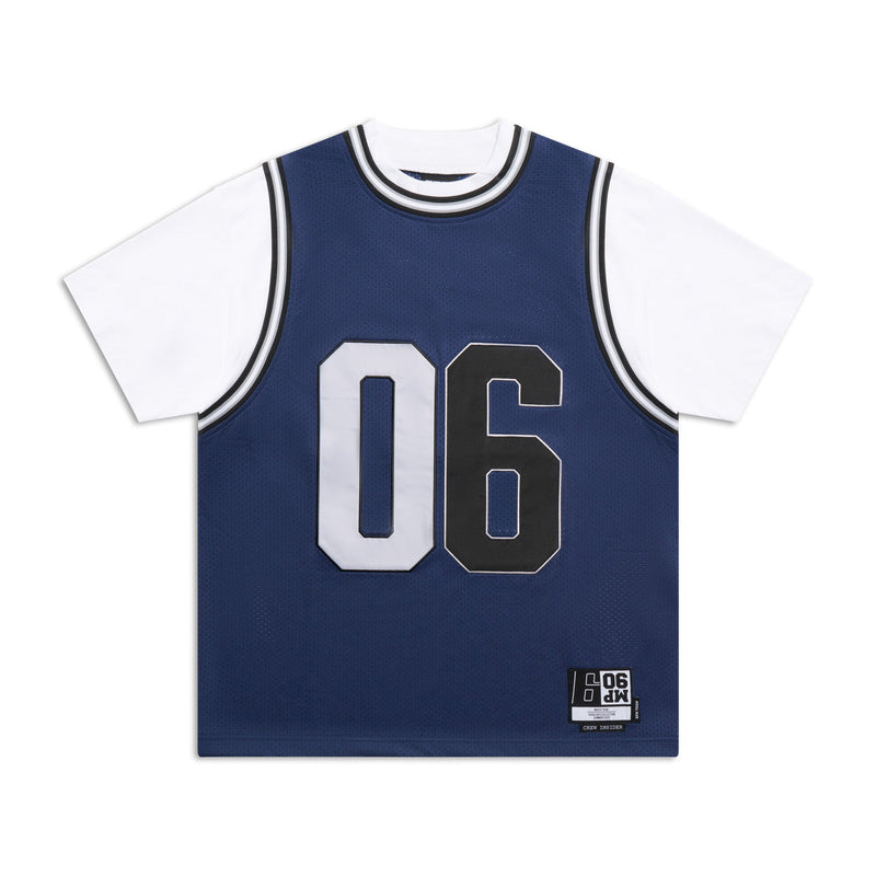 DOUBLE LAYER BBALL JERSEY INK NAVY
