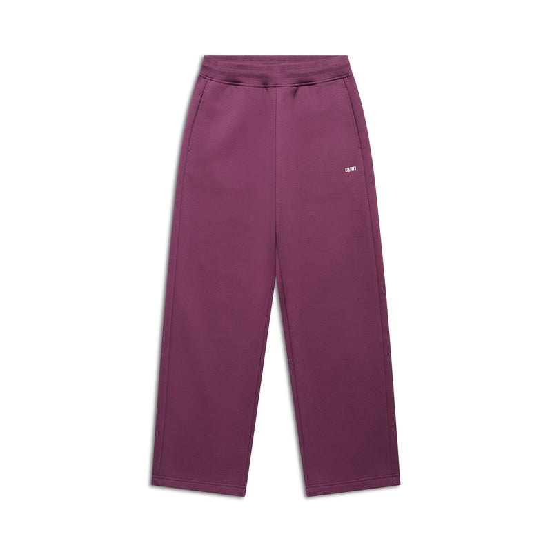 OPEN LEG JOGGER PLUM