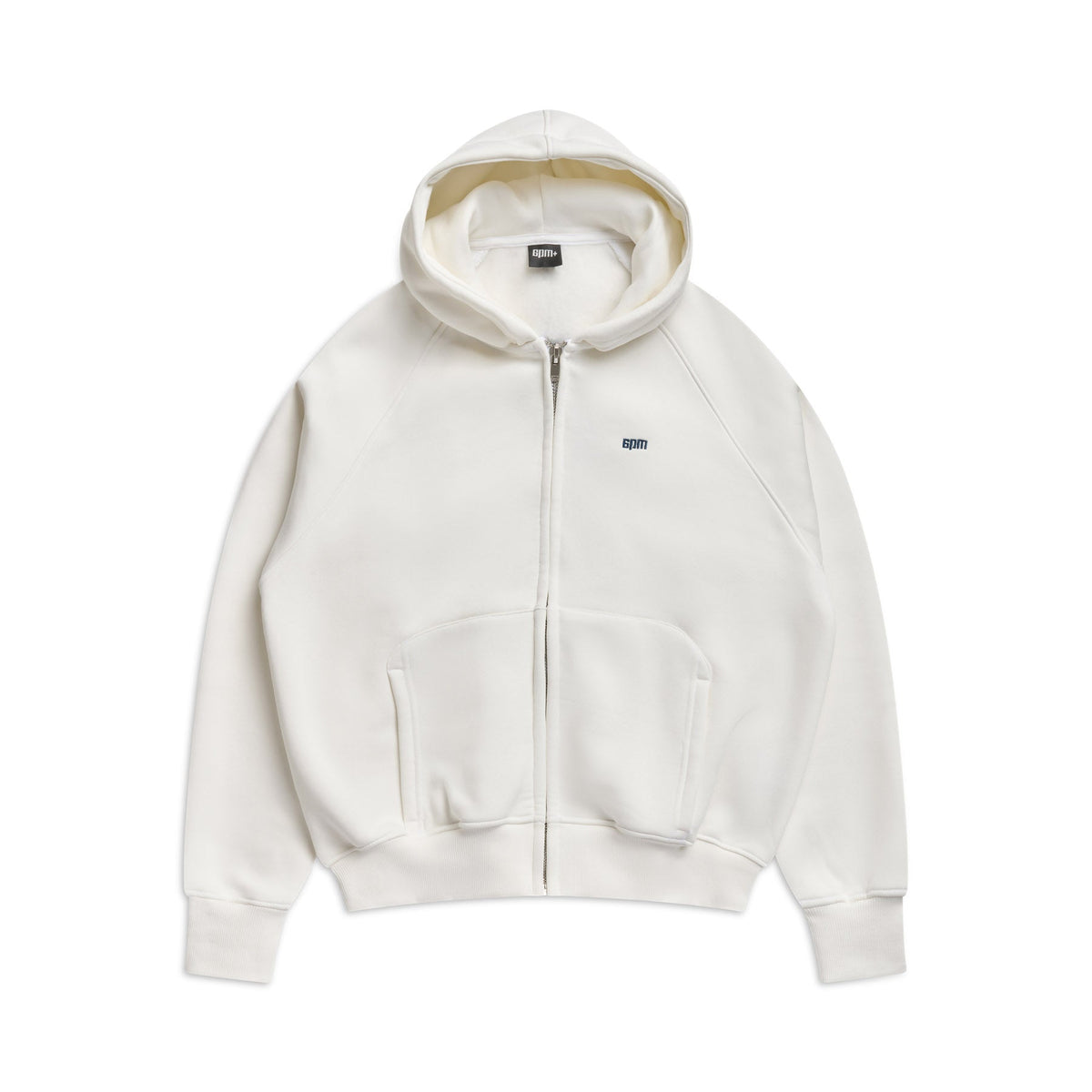 ZIP HOODIE COCONUT WHITE