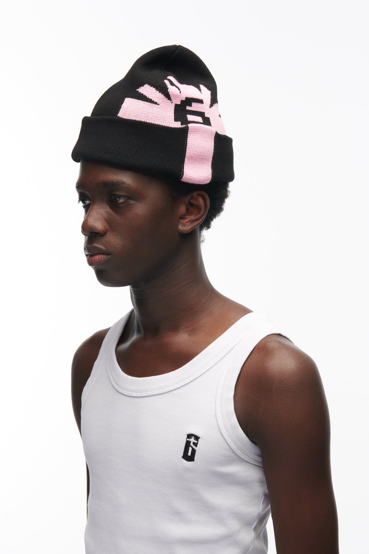 LOGO BEANIE BLACK