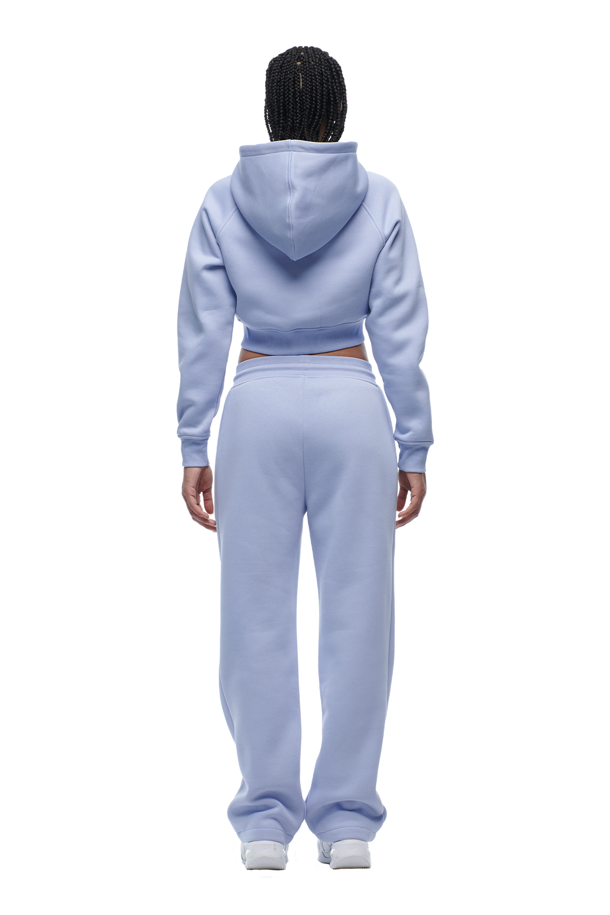 WMNS CROPPED ZIP HOODIE SOFT VIOLET