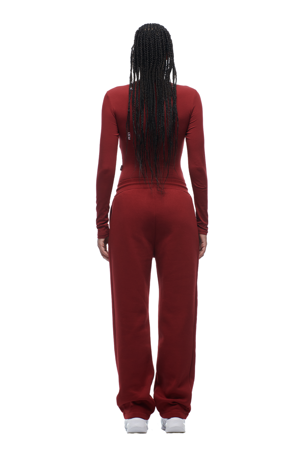 WMNS LONGSLEEVE WINE RED