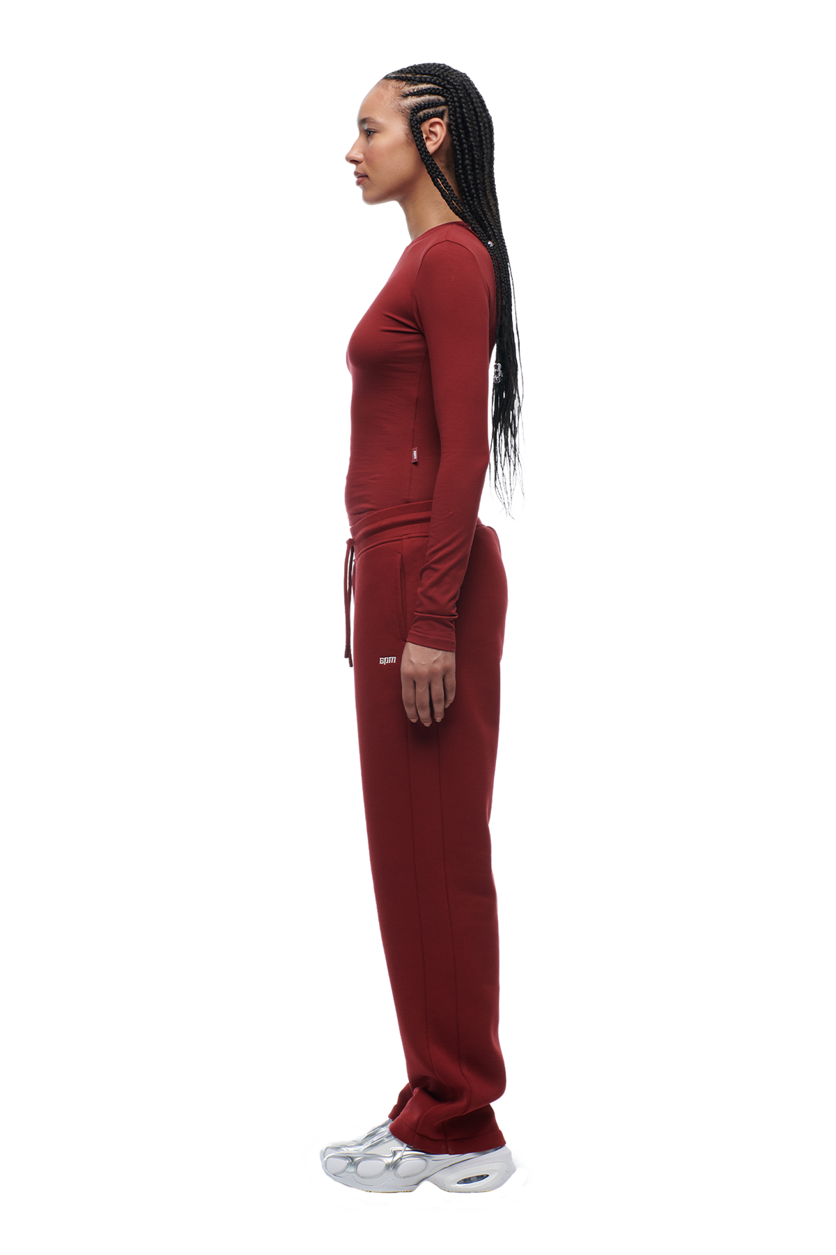 WMNS LONGSLEEVE WINE RED
