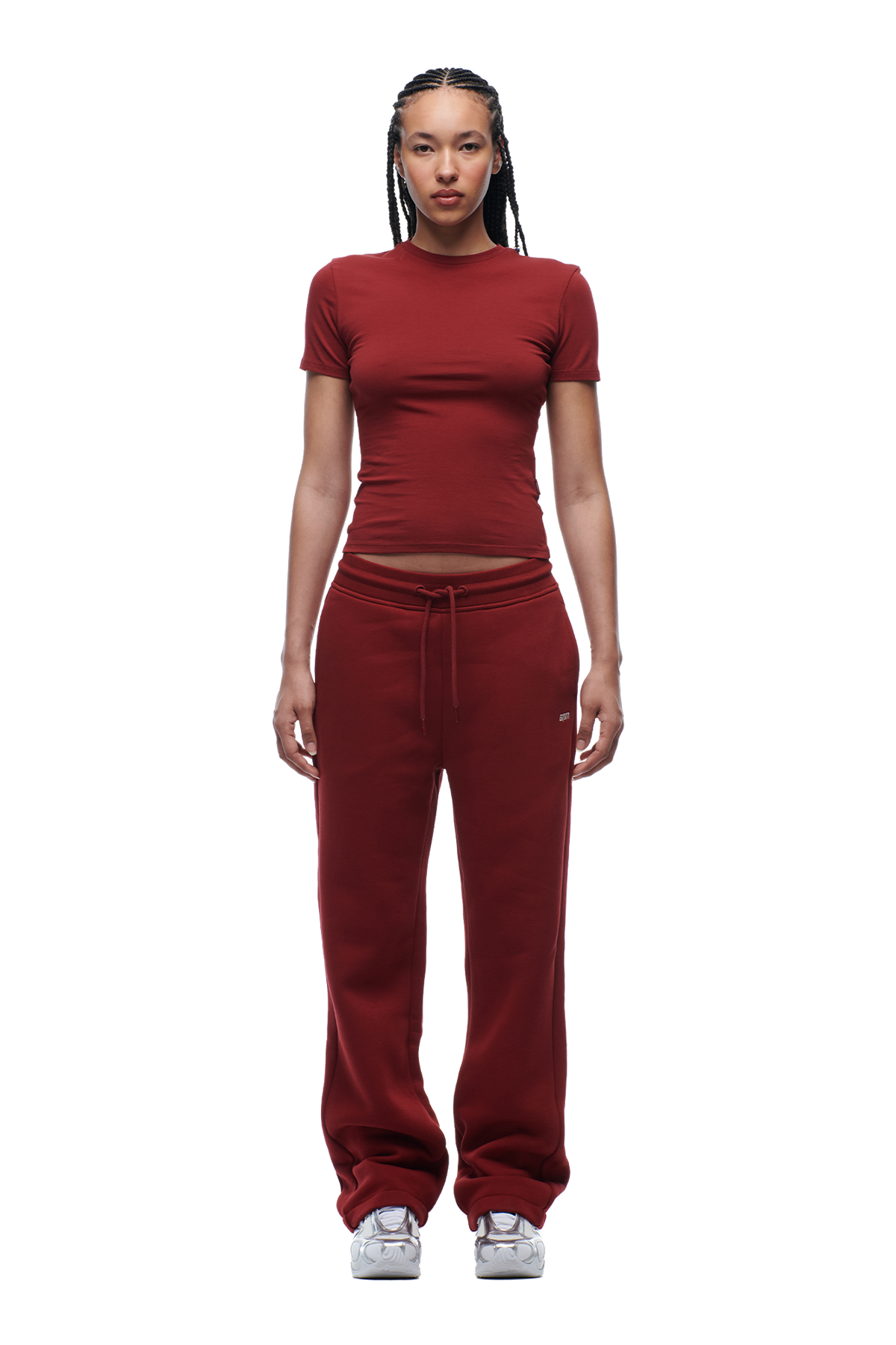 WMNS T-SHIRT WINE RED