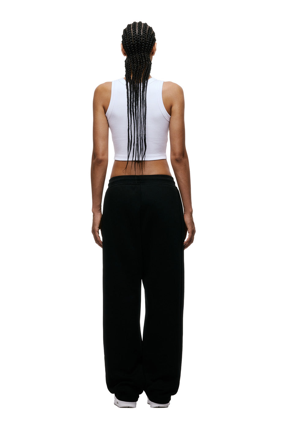 OPEN LEG JOGGER BLACK
