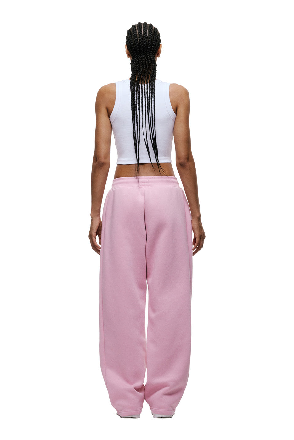 OPEN LEG JOGGER BABY PINK