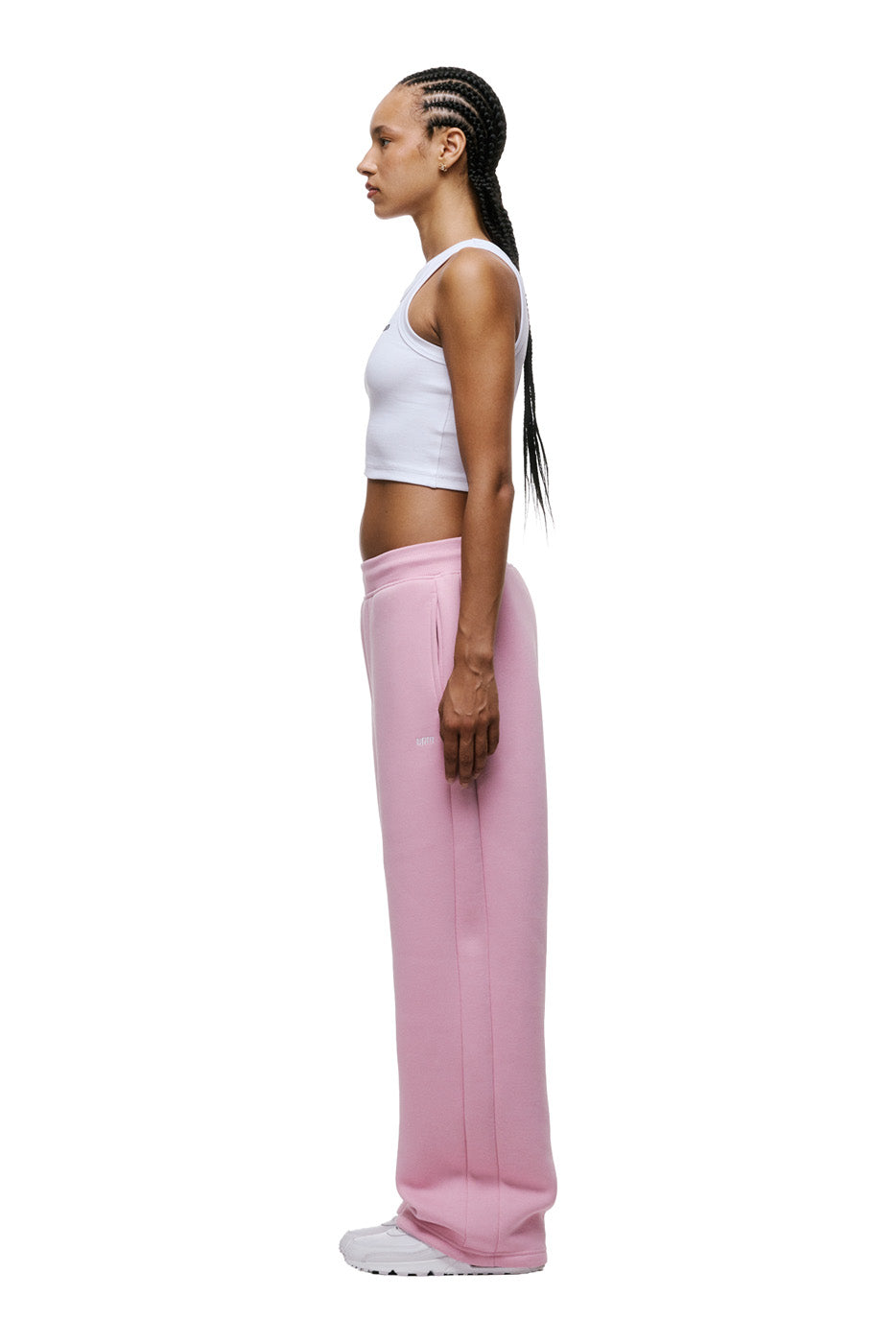 OPEN LEG JOGGER BABY PINK