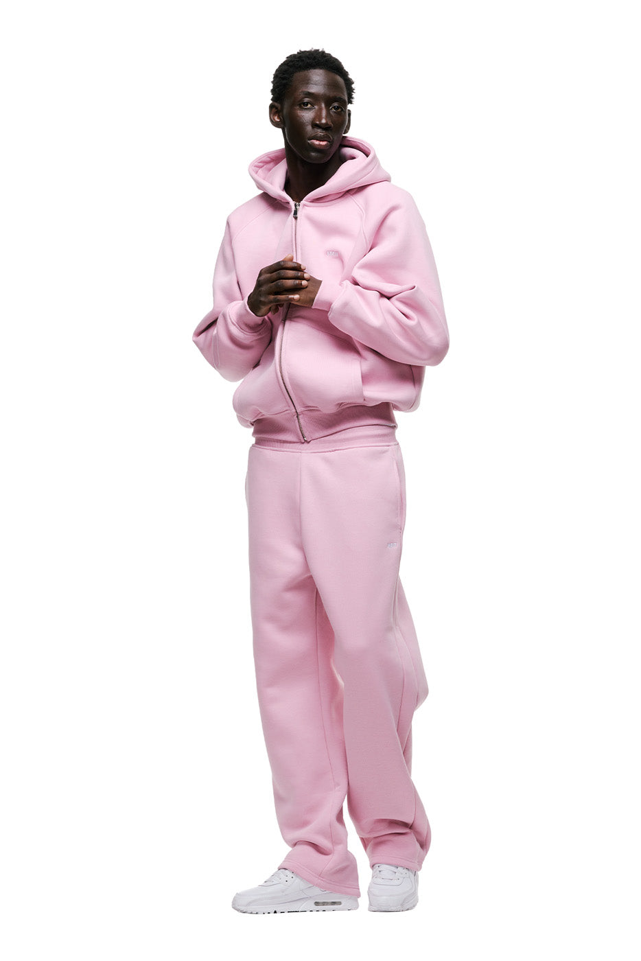 ZIP HOODIE BABY PINK