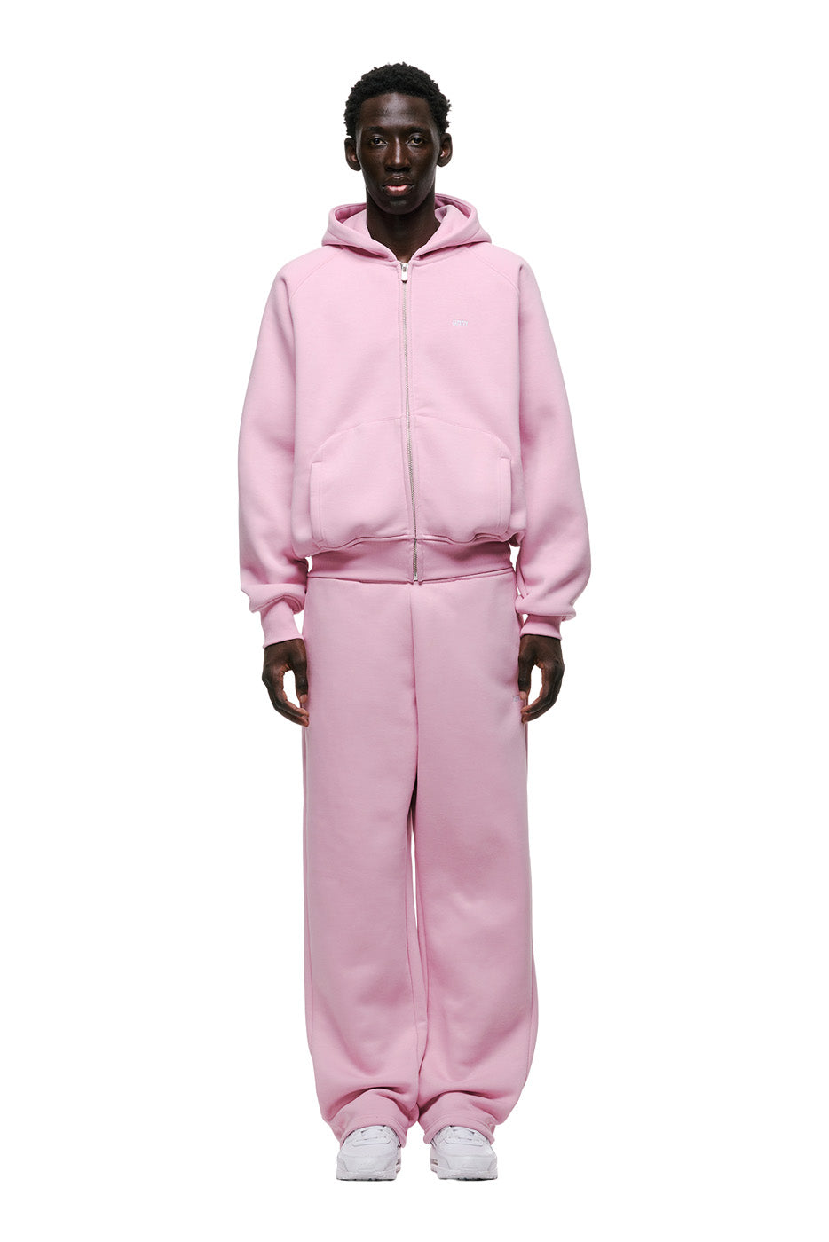 ZIP HOODIE BABY PINK