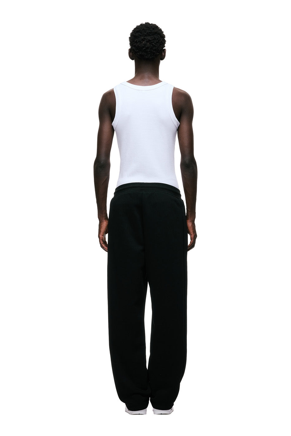 OPEN LEG JOGGER BLACK