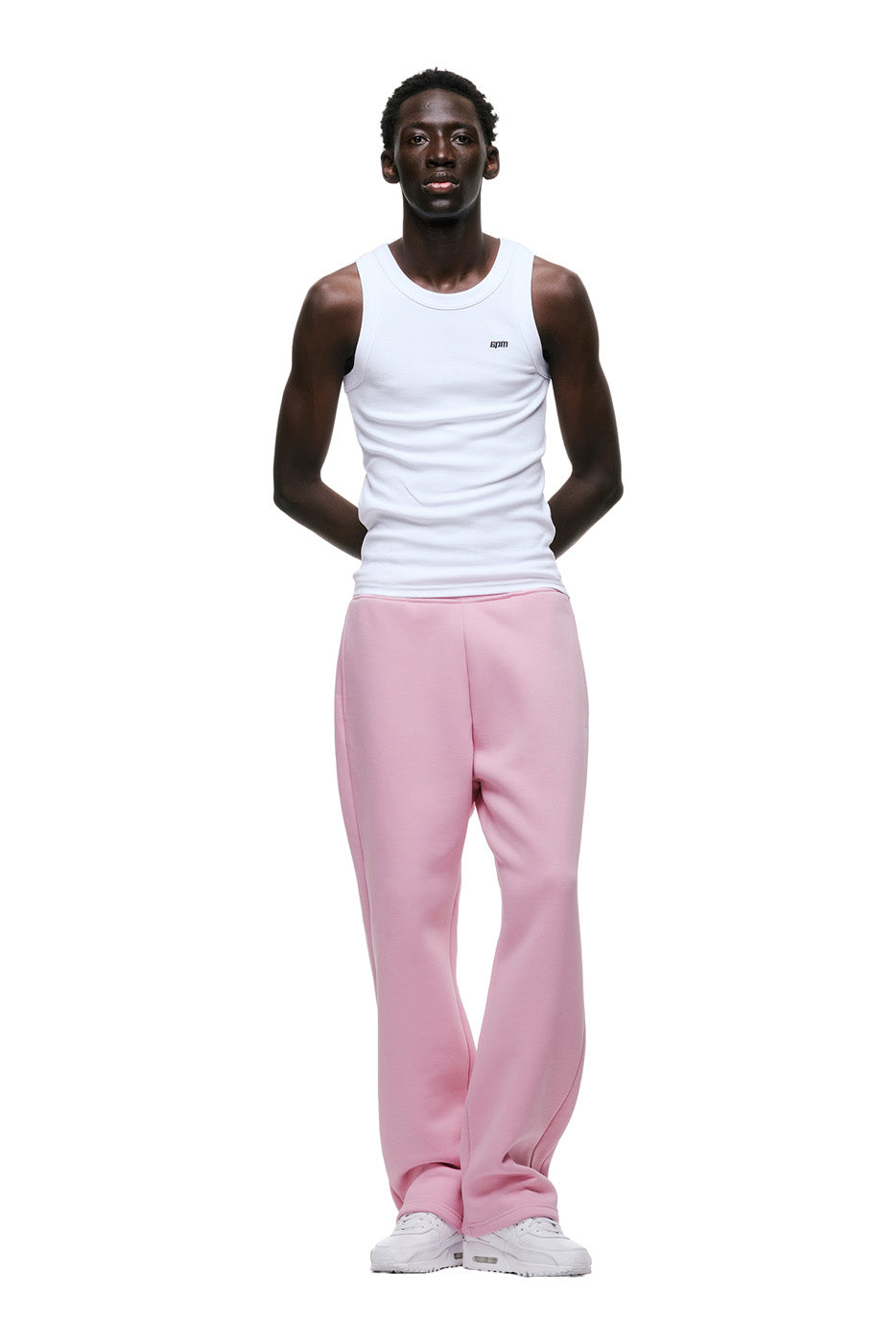 OPEN LEG JOGGER BABY PINK