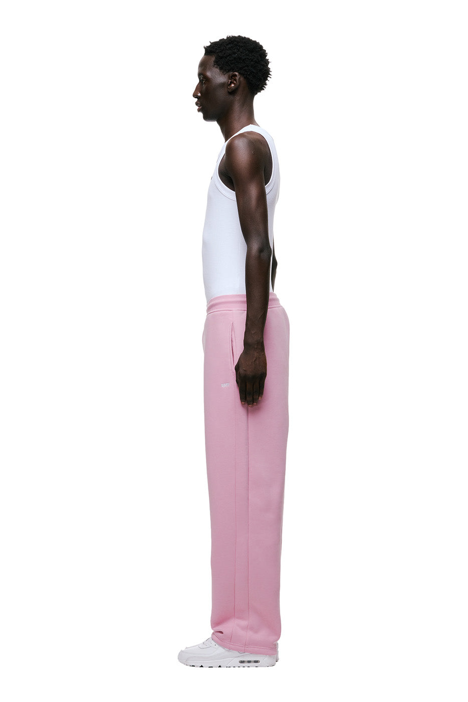 OPEN LEG JOGGER BABY PINK