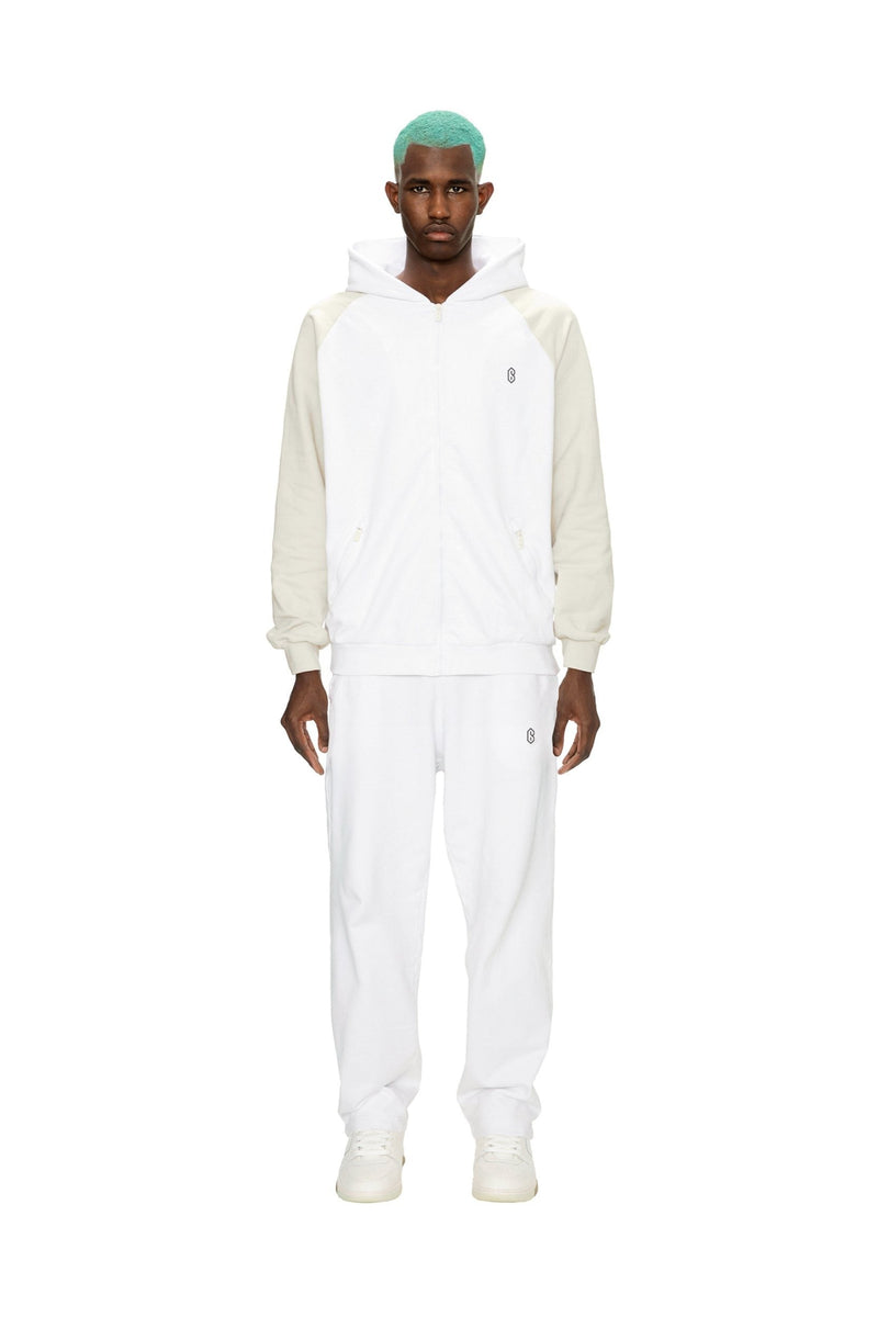 2-TONE HOODIE WHITE