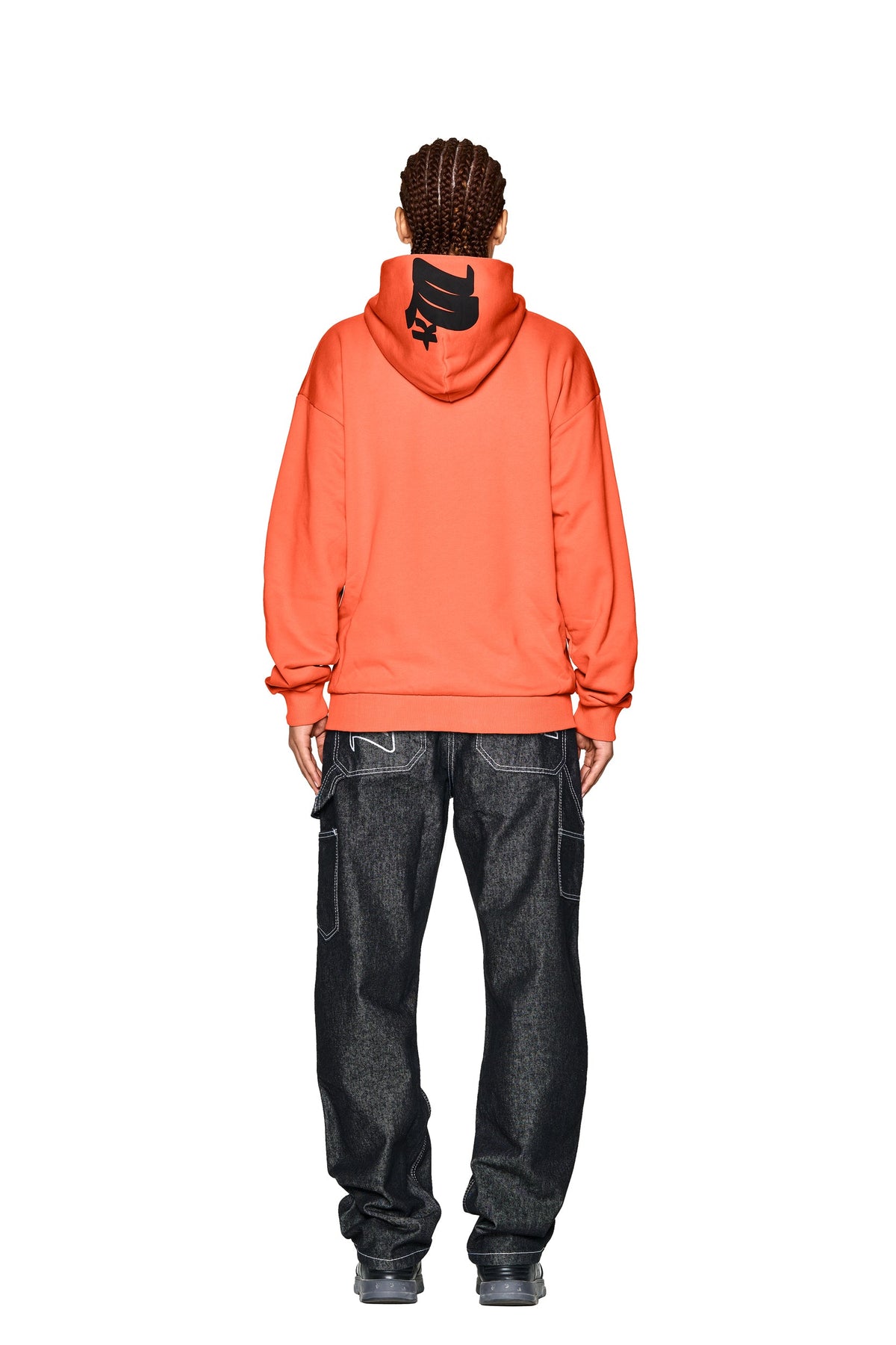 F&F ZIP HOODIE ORANGE