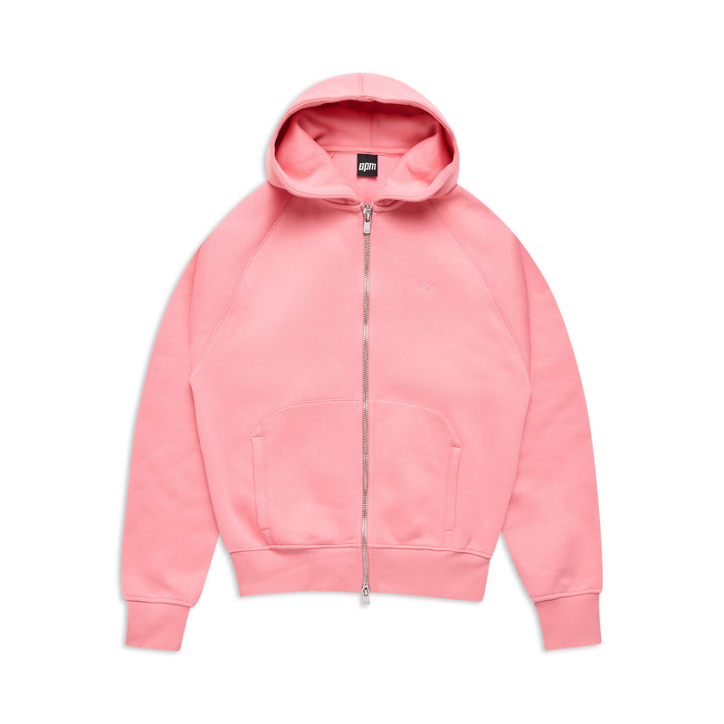 COVERLOCK ZIP HOODIE FLAMINGO PINK