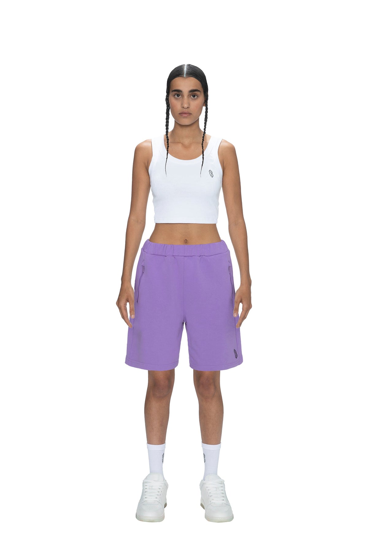 SWEATSHORTS LILAC
