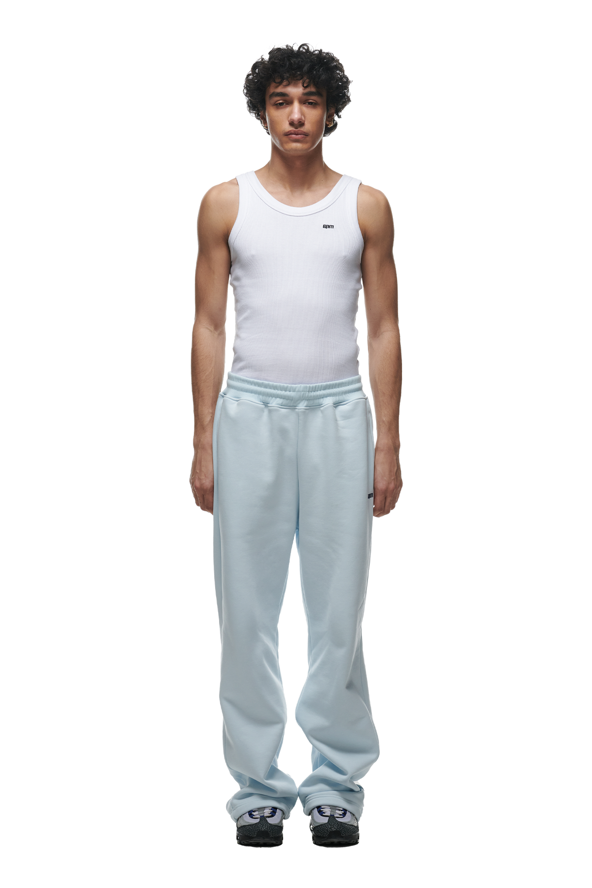 OPEN LEG JOGGER ICE BLUE