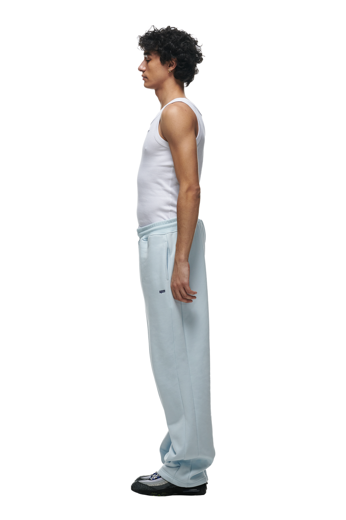 OPEN LEG JOGGER ICE BLUE