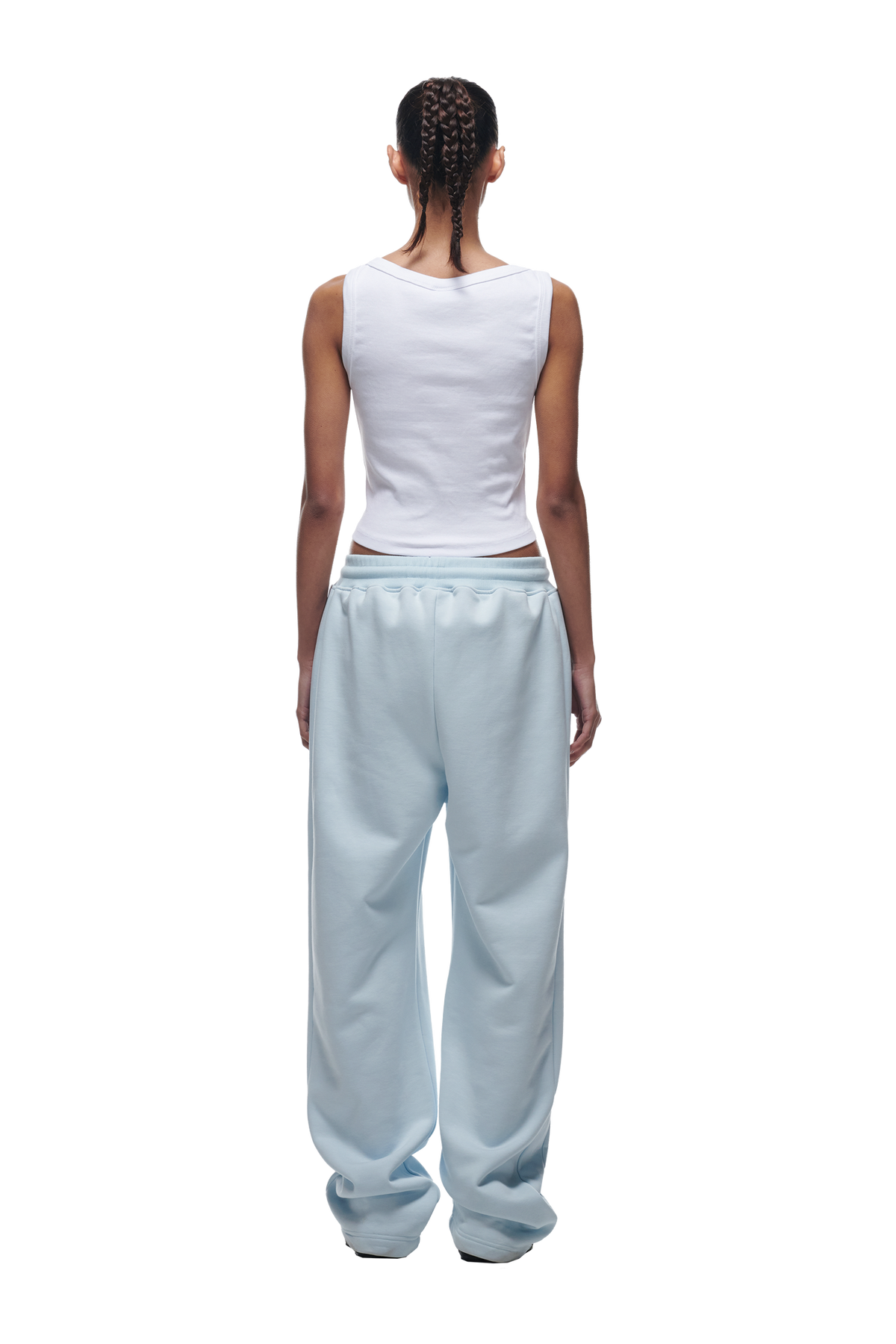 OPEN LEG JOGGER ICE BLUE
