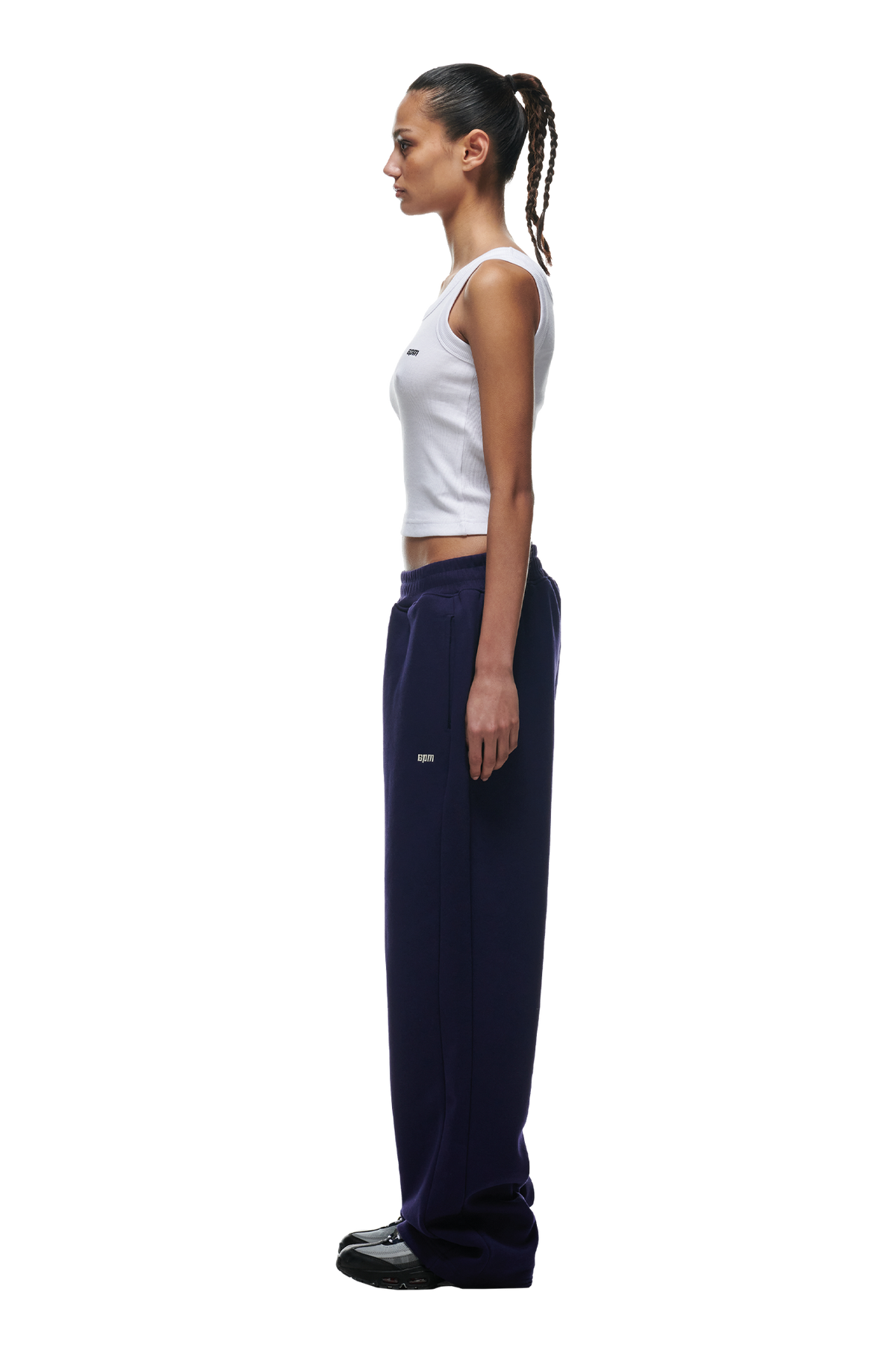 OPEN LEG JOGGER ORBIT BLUE