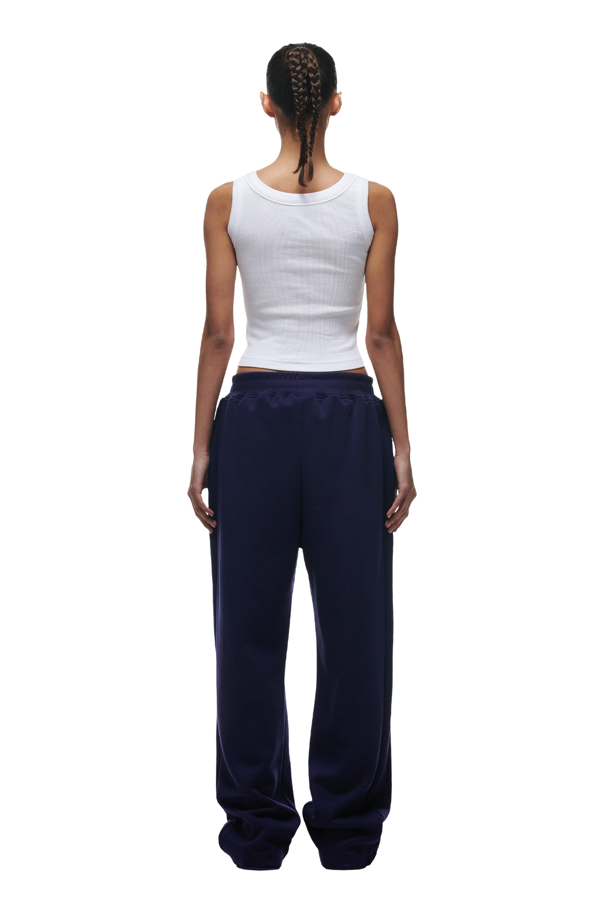 OPEN LEG JOGGER ORBIT BLUE