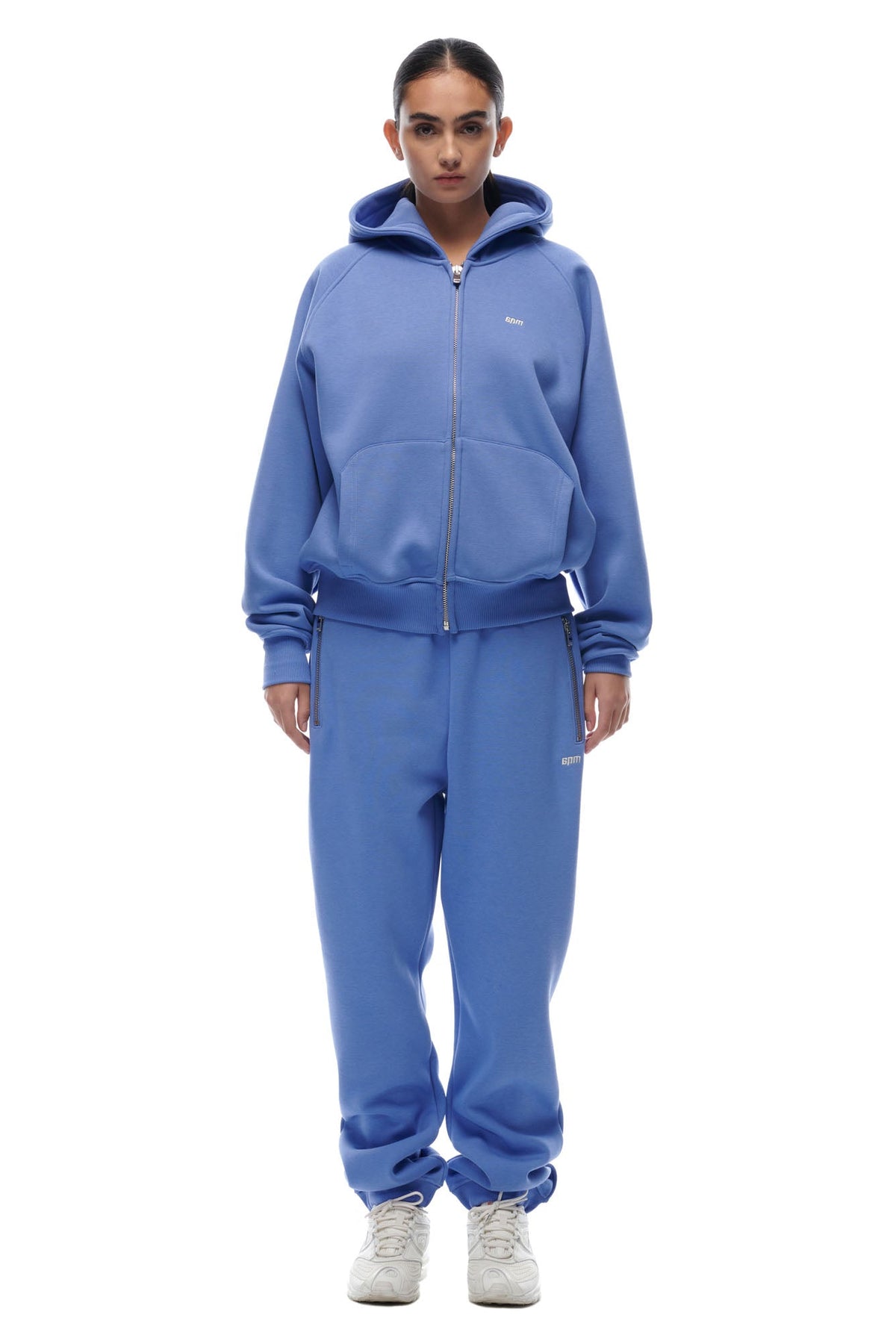ZIP HOODIE PERSIAN BLUE